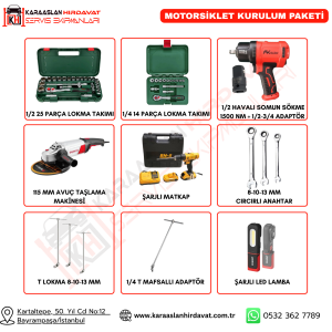 KARAASLAN HIRDAVAT MOTORSİKLET KURULUM PAKETİ