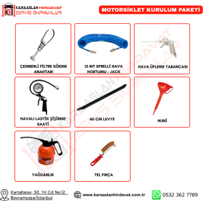 KARAASLAN HIRDAVAT MOTORSİKLET KURULUM PAKETİ