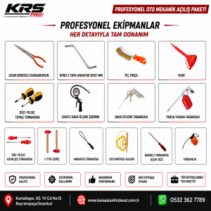 KARAASLAN HIRDAVAT PROFESYONEL OTO MEKANİK AÇILIŞ PAKETİ