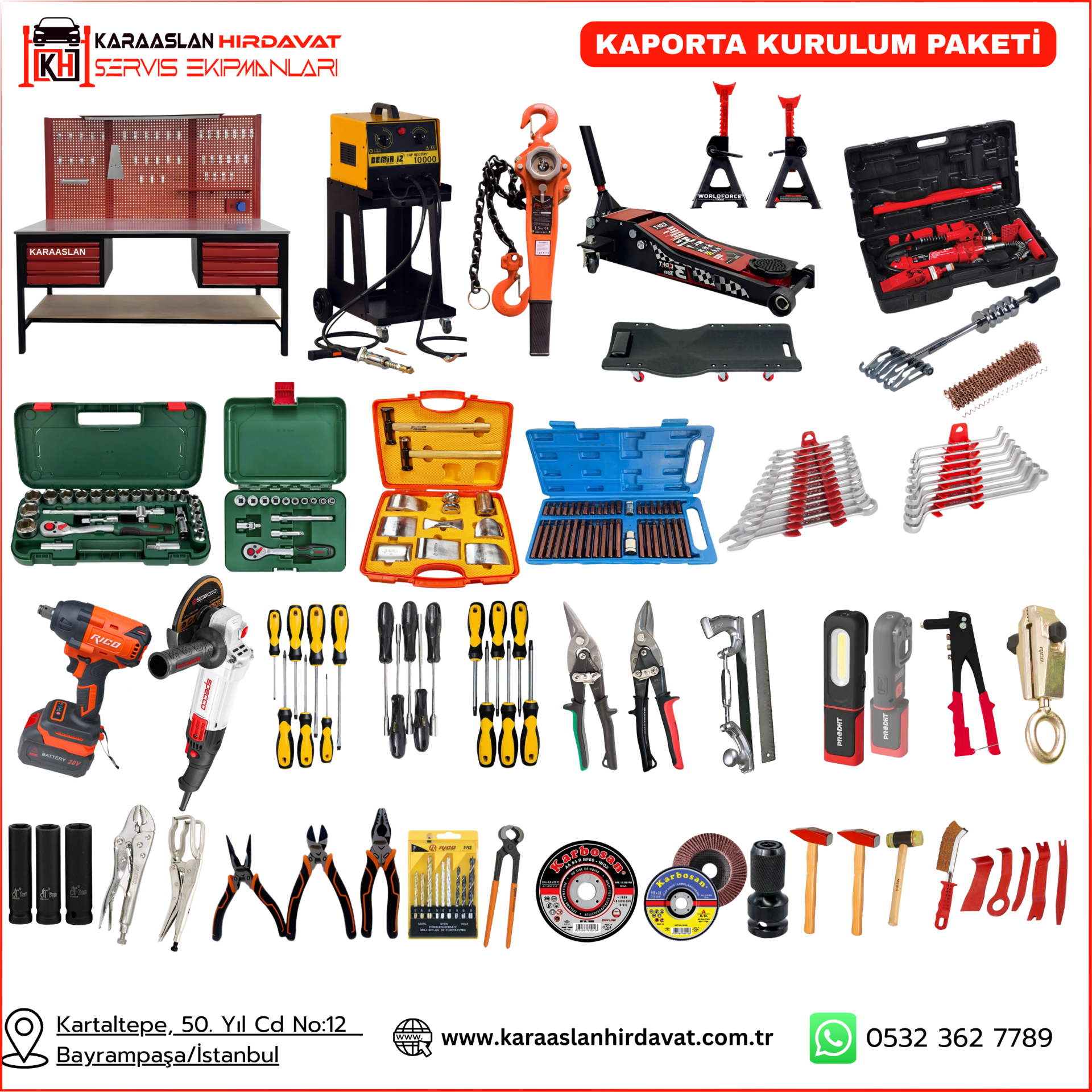 KAPORTA KURULUM PAKETİ