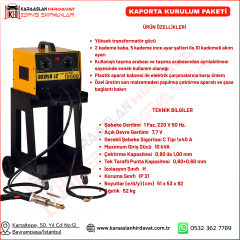 KARAASLAN HIRDAVAT KAPORTA KURULUM PAKETİ