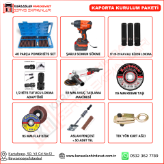 KARAASLAN HIRDAVAT KAPORTA KURULUM PAKETİ