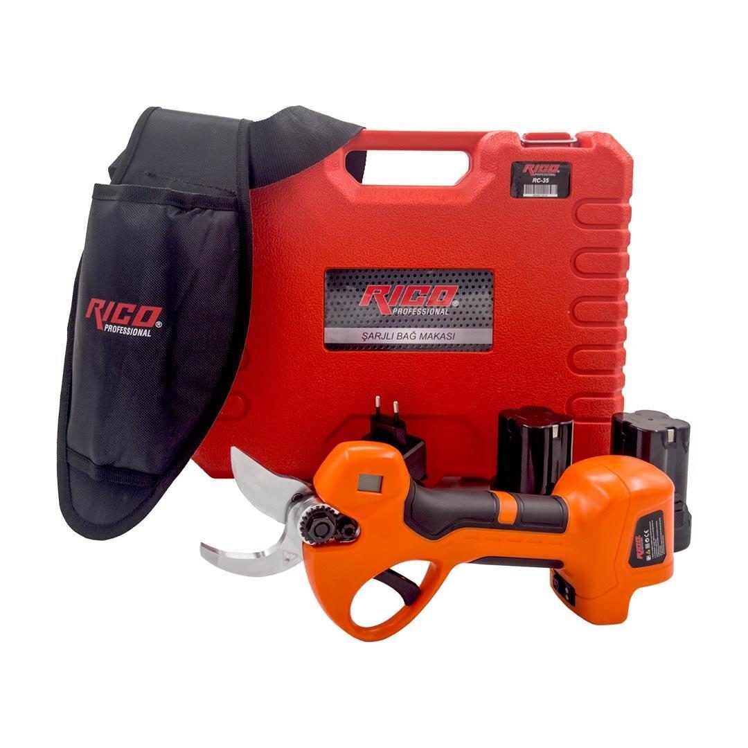 Rico Şarjlı Bahçe Dal Bağ Budama Makası 16,8V R-035