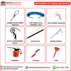 MOTORSİKLET KURULUM PAKETİ