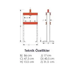10 TON HİDROLİK PRES