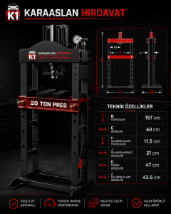 20 TON HİDROLİK PRES