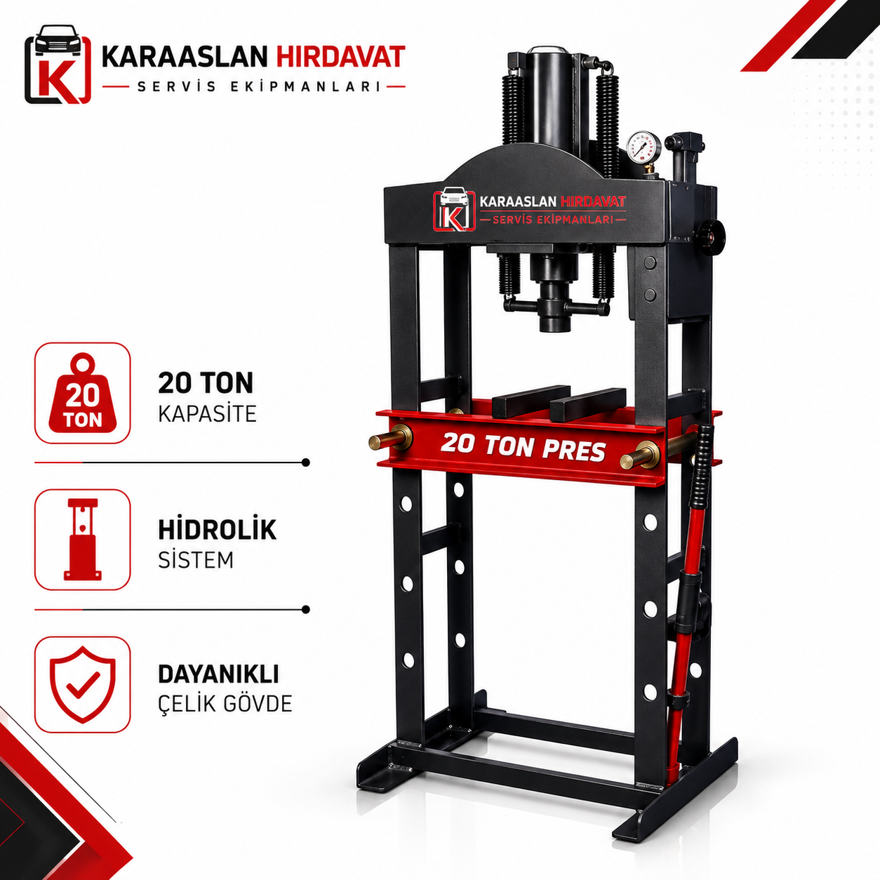 20 TON HİDROLİK PRES