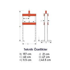 20 TON HİDROLİK PRES