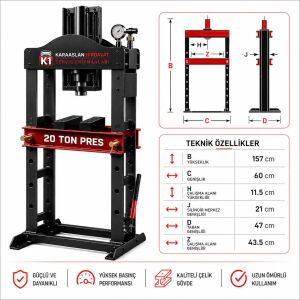 20 TON HİDROLİK PRES