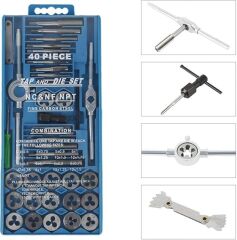 Rico 40 Parça Metrik Kılavuz Ve Pafta Seti Diş Açma Tamir