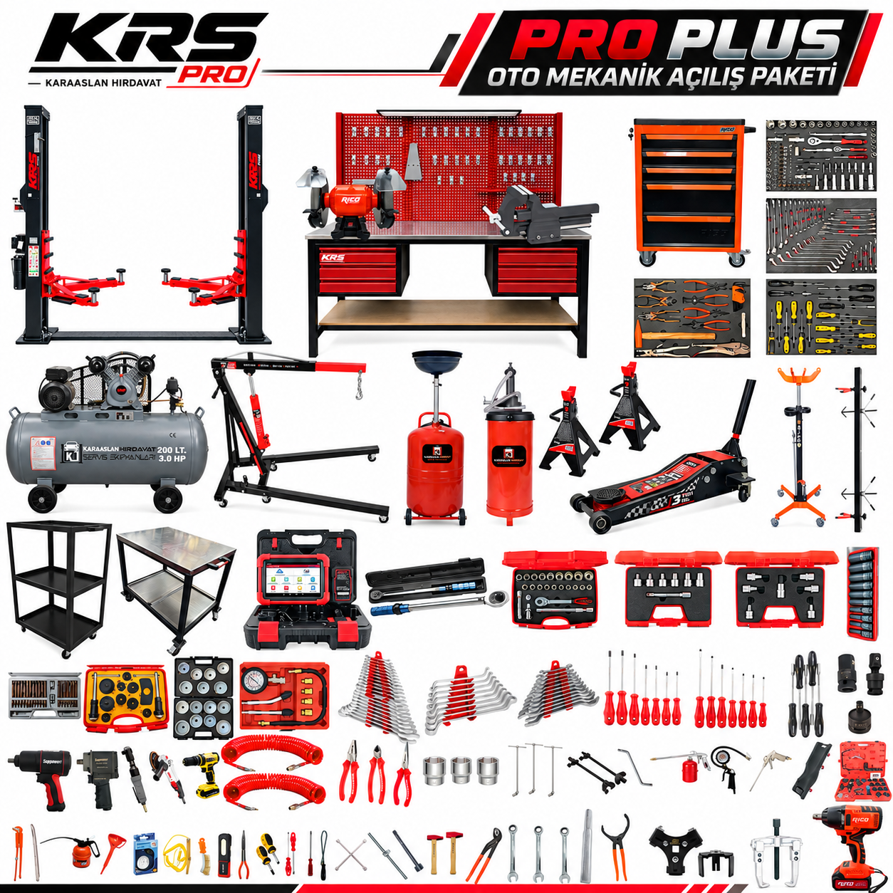KARAASLAN HIRDAVAT PRO PLUS OTO SERVİS AÇILIŞ PAKETİ