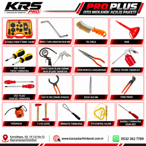 KARAASLAN HIRDAVAT PRO PLUS OTO SERVİS AÇILIŞ PAKETİ