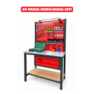 80 PARÇA HOBİ VE GARAJ SETİ