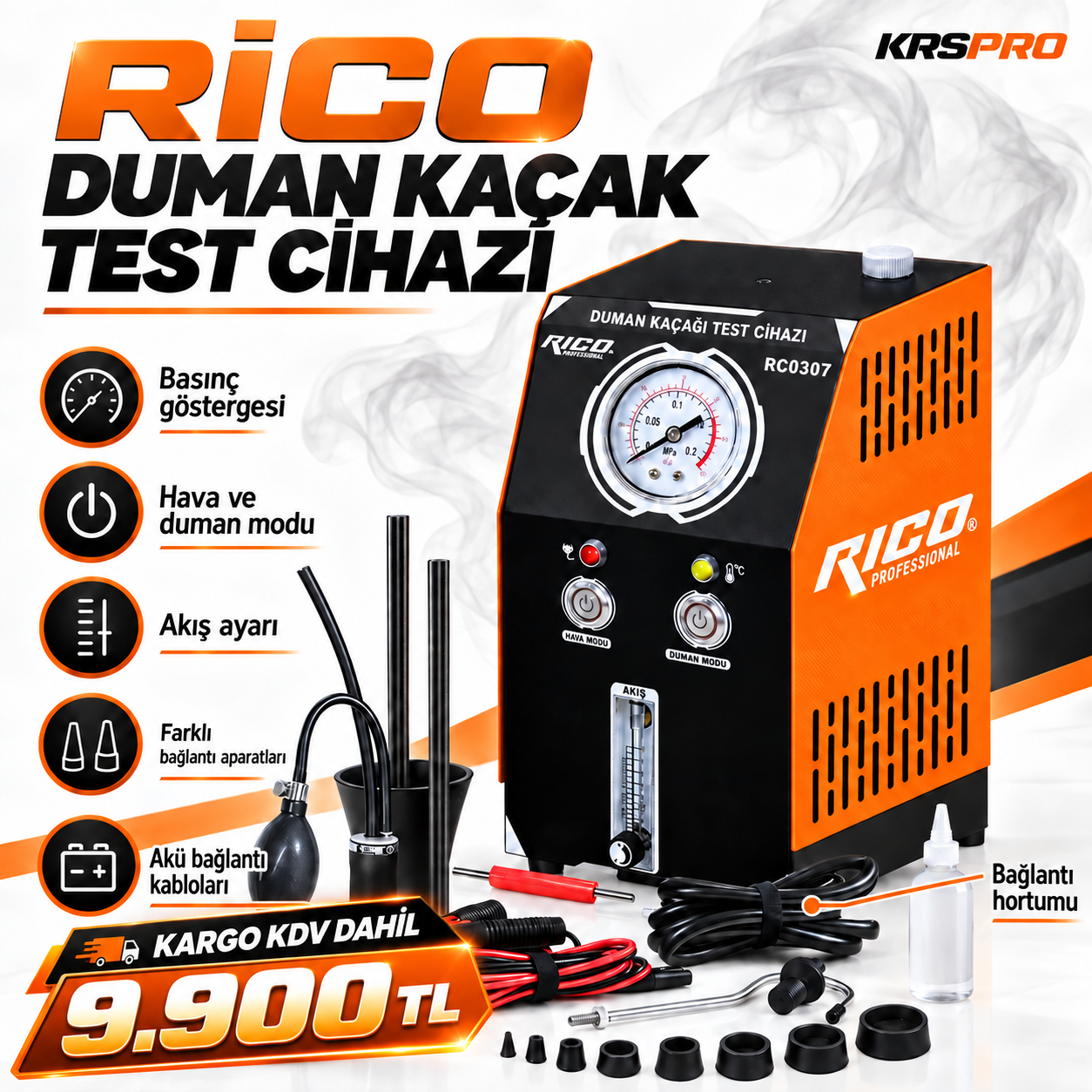 RİCO DUMAN KAÇAK TEST CİHAZI